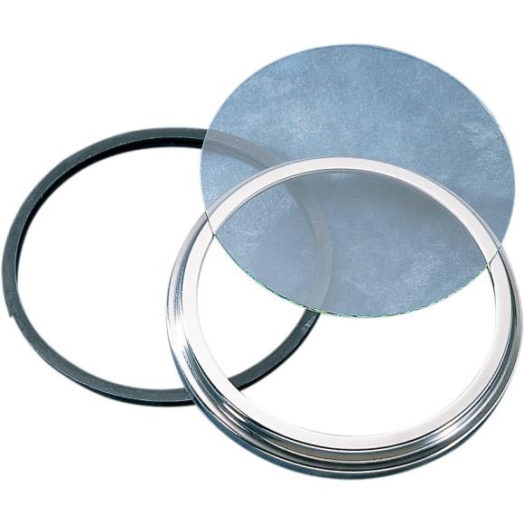 Drag Specialties DS-243809 Bezel/Lens Kit for FL-Style Speedometers