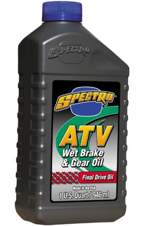 Spectro 310333 Premium ATV Wet Brake & Gear Oil - 1qt.- 12/case