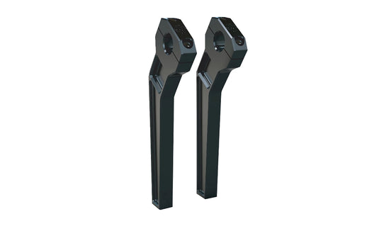 Todds Cycle TD-R12-10B 1in. Pullback Handlebar Riser Kit - 10in. Rise - Black