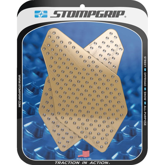 Stompgrip 55-10-0028-1C Volcano Profile Traction Tank Grip - Street - Clear