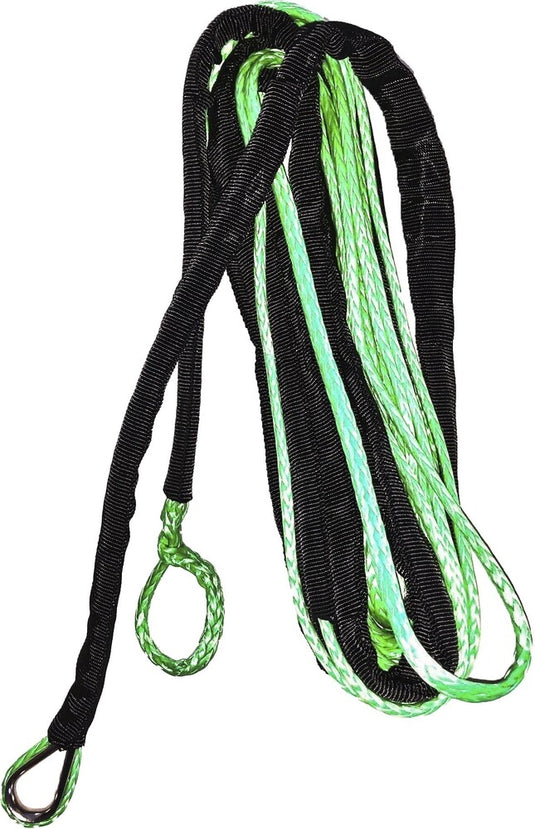 Open Trail 700-4150 Synthetic Winch Rope - Green - 50ft. x 1/4in.
