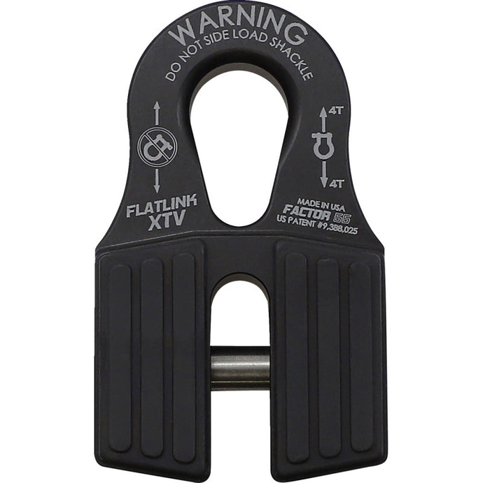 Factor 55 00070-04 Flatlink XTV Winch Shackle Mount - Black