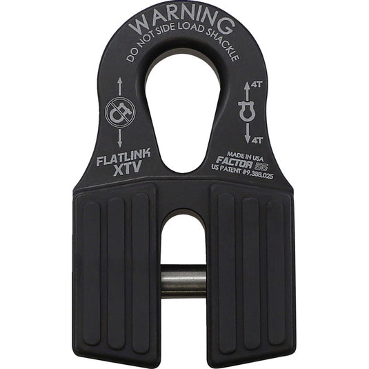 Factor 55 00070-04 Flatlink XTV Winch Shackle Mount - Black