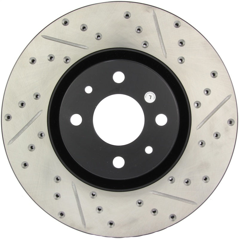 Load image into Gallery viewer, Stoptech 127.04004L ST Slot &amp; Drill Brake Rotors
