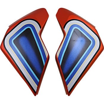Icon 0133-1271 Side Plate for Airflite Helmet - El Centro Blue