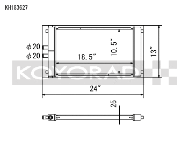 Load image into Gallery viewer, Koyo KH183627 KOY Racing Radiators
