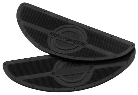 Paughco 126 Replacement Floorboard Rubbers - Black