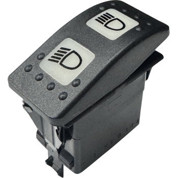 Custom Dynamics CD-OR-SWITCH Non-Interrupting 3-Position Lighted Rocker Switch