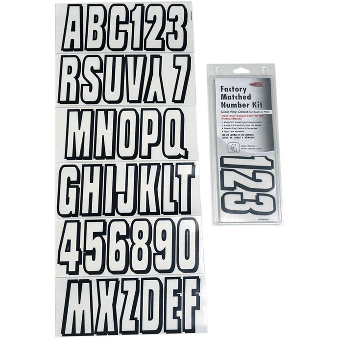 Hardline 320CLBLK Series 320 Registration Kit - Clear - Clear/Black