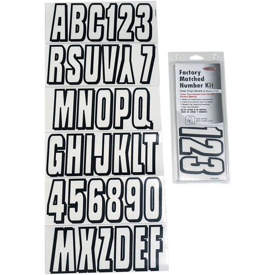 Hardline 320CLBLK Series 320 Registration Kit - Clear - Clear/Black