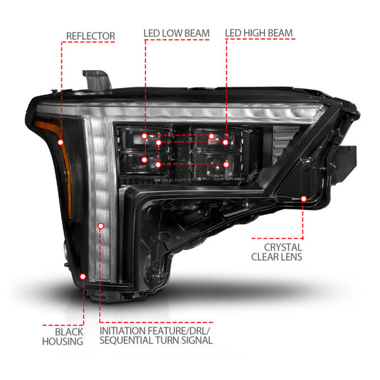 Anzo 111599X-R ANZ LED/Projector Headlights