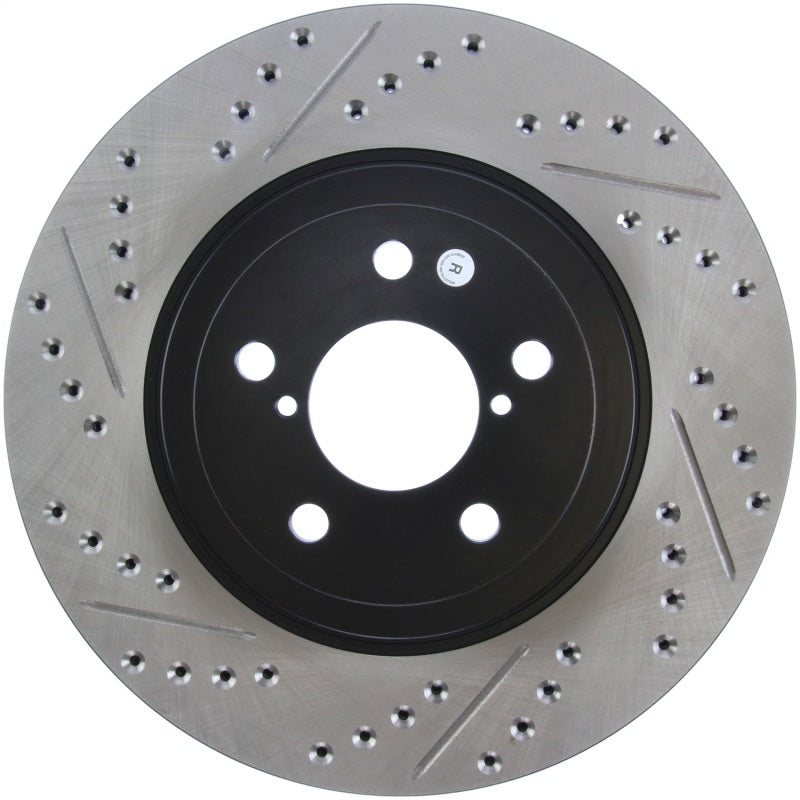 Load image into Gallery viewer, Stoptech 127.47021R ST Slot &amp; Drill Brake Rotors
