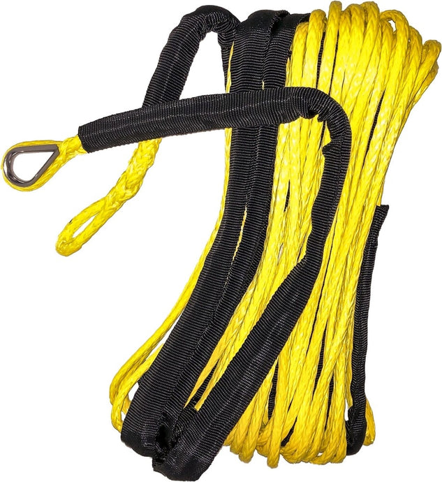 Open Trail 600-3050 Synthetic Winch Rope - Yellow - 50ft. x 3/16in.