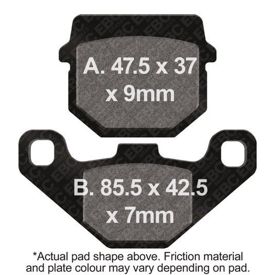 Ebc Powersports FA83X EBC FA-SFA-X Brake Pads