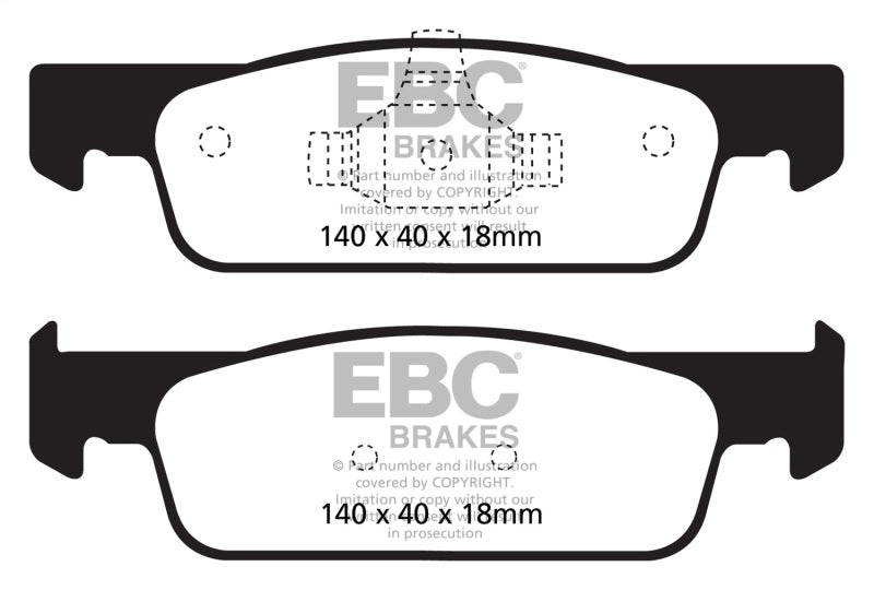 Load image into Gallery viewer, Ebc DP22146 EBC Greenstuff Brake Pad Sets
