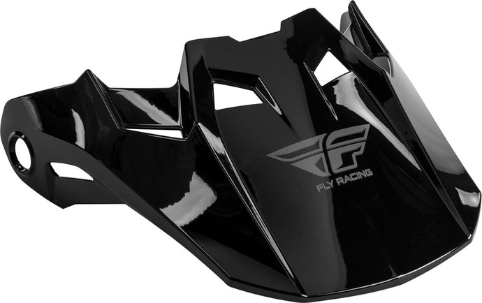 Fly Racing Visor for Formula Helmets - Black Carbon - XL to 2X