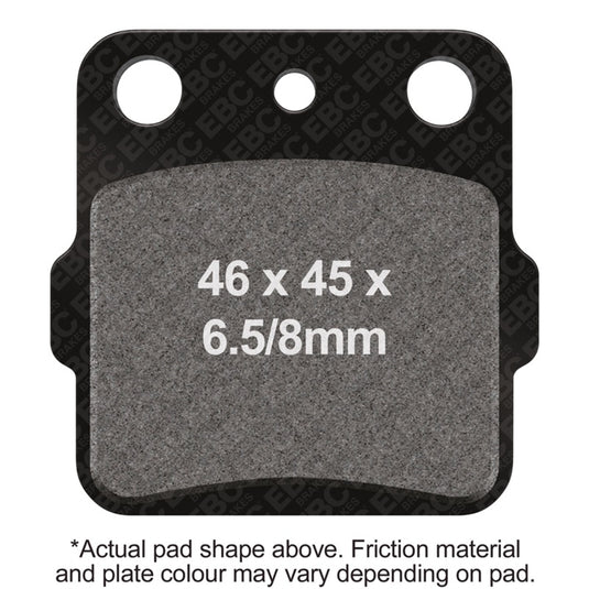 Ebc Powersports FA84/2R EBC R Sintered Brake Pads