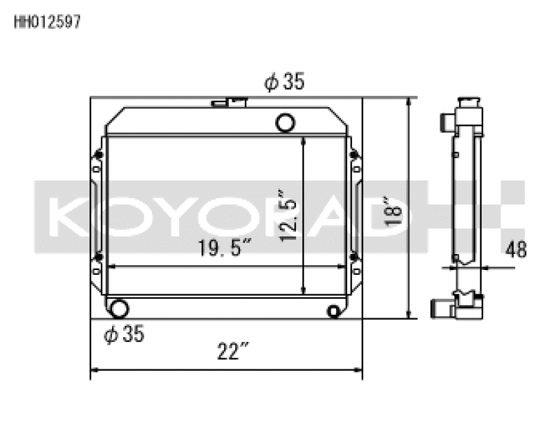 Load image into Gallery viewer, Koyo HH012597 KOY Racing Radiators
