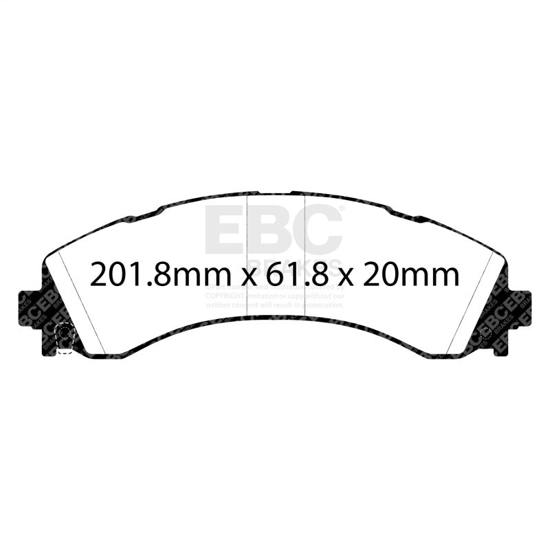 Load image into Gallery viewer, Ebc DP43123R EBC Yellowstuff Brake Pad Sets
