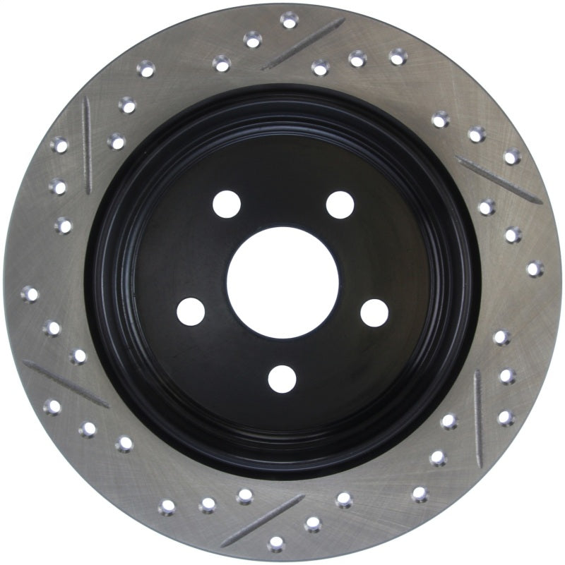 Load image into Gallery viewer, Stoptech 127.63054L ST Slot &amp; Drill Brake Rotors
