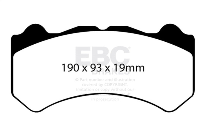 Ebc DP41983R EBC Yellowstuff Brake Pad Sets