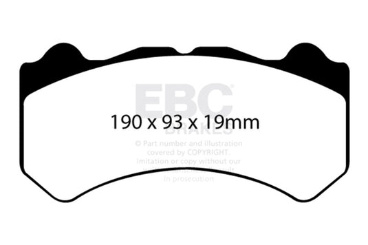 Ebc DP41983R EBC Yellowstuff Brake Pad Sets