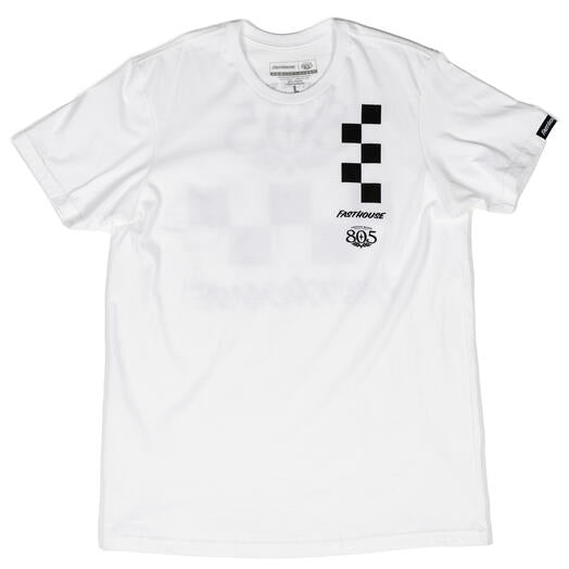 Fasthouse 805 Foundation Midweight SS T-Shirt (XX-Large, White)