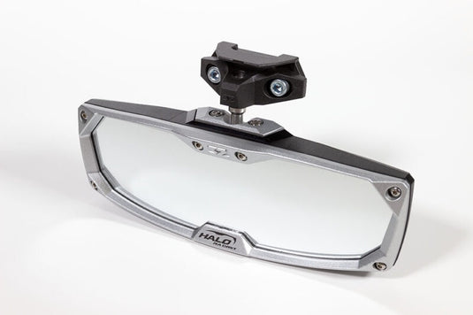 Seizmik 56-18024 Halo-RA Rear View Mirror with Cast Aluminium Bezels - 1.75in.