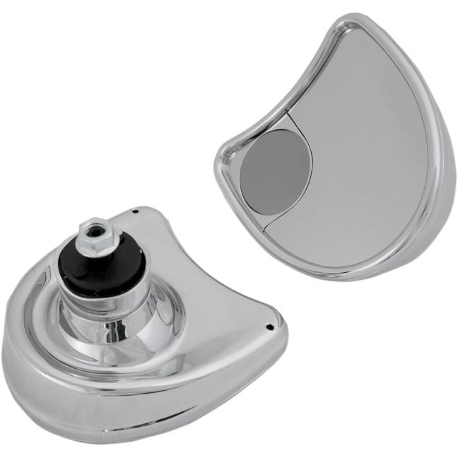 Drag Specialties 0640-0652 Fairing Mount Mirrors with Blind Spot Mirror