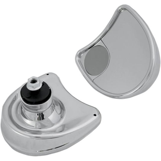 Drag Specialties 0640-0652 Fairing Mount Mirrors with Blind Spot Mirror
