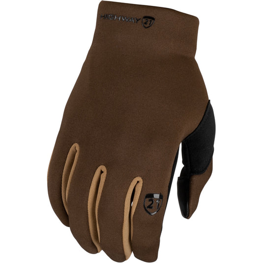 Highway 21 Mugsy Gloves (Large, Brown)