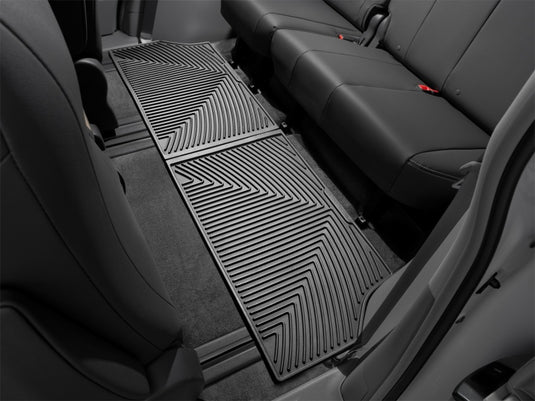 Weathertech W245 WT Rubber Mats - Rear - Blk