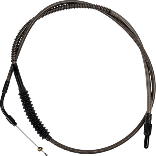 Barnett 1043010072 High-Efficiency Full-Length Clutch Cable - Carbon Coat with Black Fittings