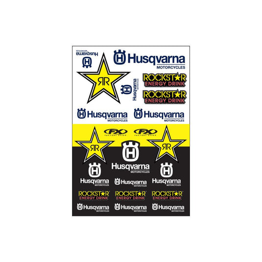 Factory Effex 22-68632 Universal Graphics Kit - Husqvarna Racing
