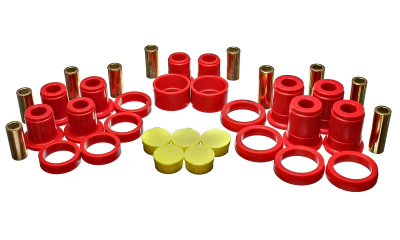 Load image into Gallery viewer, Energy Suspension 3.3194R ES Cntrl Arm Bushings - Red
