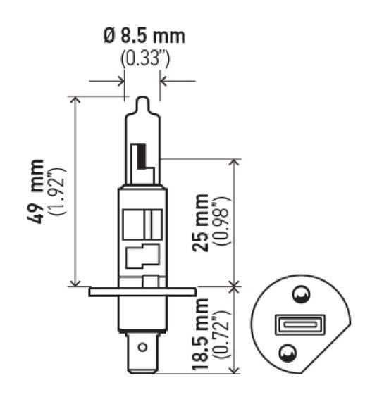 Hella H71070227 HELLA Optilux Xenon Bulb