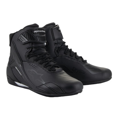 Load image into Gallery viewer, Alpinestars Stella Faster-4 Drystar Womens Riding Shoes (10, Black/Silver)
