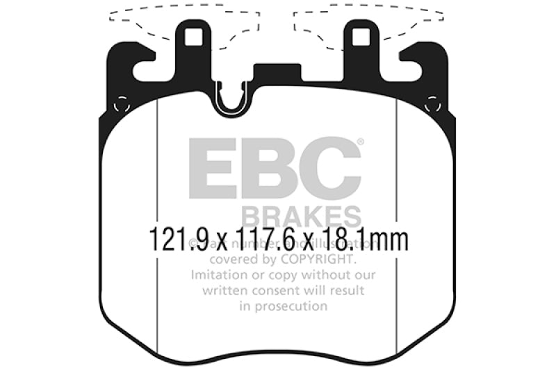 Load image into Gallery viewer, Ebc DP52304NDX EBC Bluestuff Brake Pad Sets
