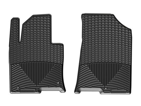 Weathertech W385 WT Rubber Mats - Front - Blk