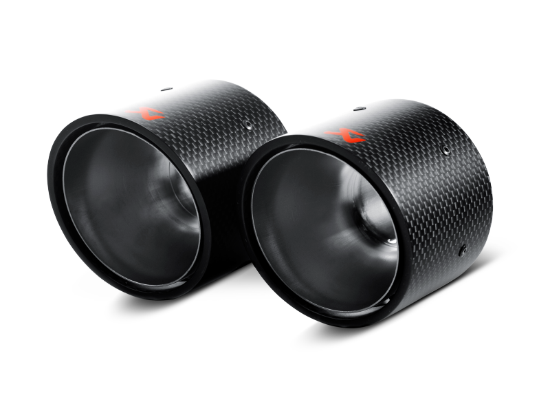 Load image into Gallery viewer, Akrapovic TP-MINR56/57-CA AKR Tail Pipe Set - Carbon
