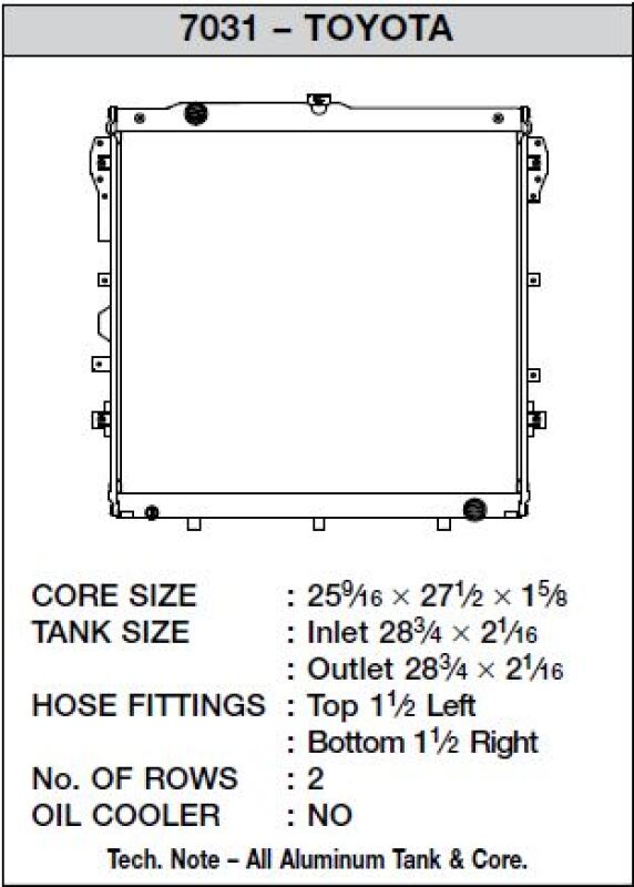 Load image into Gallery viewer, Csf 7031 CSF Radiators - Aluminum
