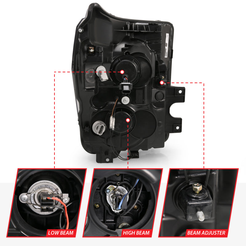 Load image into Gallery viewer, Anzo 111406 ANZ LED/Projector Headlights
