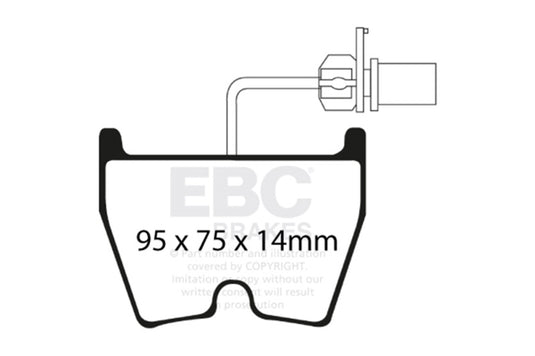 Ebc DP31513C EBC Redstuff Brake Pad Sets