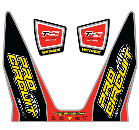 Pro Circuit DC12T5 T-5 Exhaust Decal