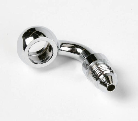 Goodridge P599-03CH Universal 90deg. Banjo Fitting - 3/8in./10mm - Chrome