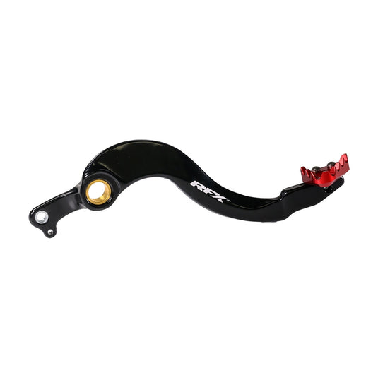 Rfx FXRB 10101 99RD Pro Series Rear Brake Pedal with Solid Tip - Red