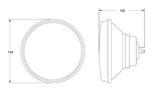 Hella 002850811 HELLA Vision Plus Head Lamp