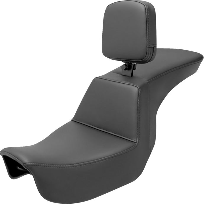 Saddlemen 806-04-194BR Tour Step-Up TR Seat with Drivers Backrest