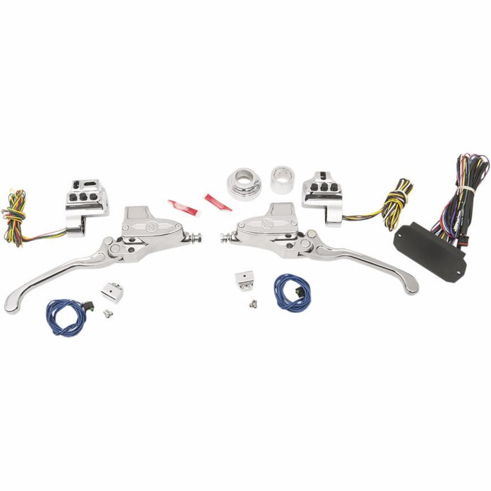 Performance Machine 0062-4026-CH Can Bus Hand Control Kit - 11/16in. - Chrome w/ Hydraulic Clutch