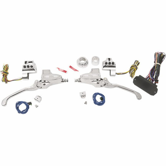 Performance Machine 0062-4026-CH Can Bus Hand Control Kit - 11/16in. - Chrome w/ Hydraulic Clutch
